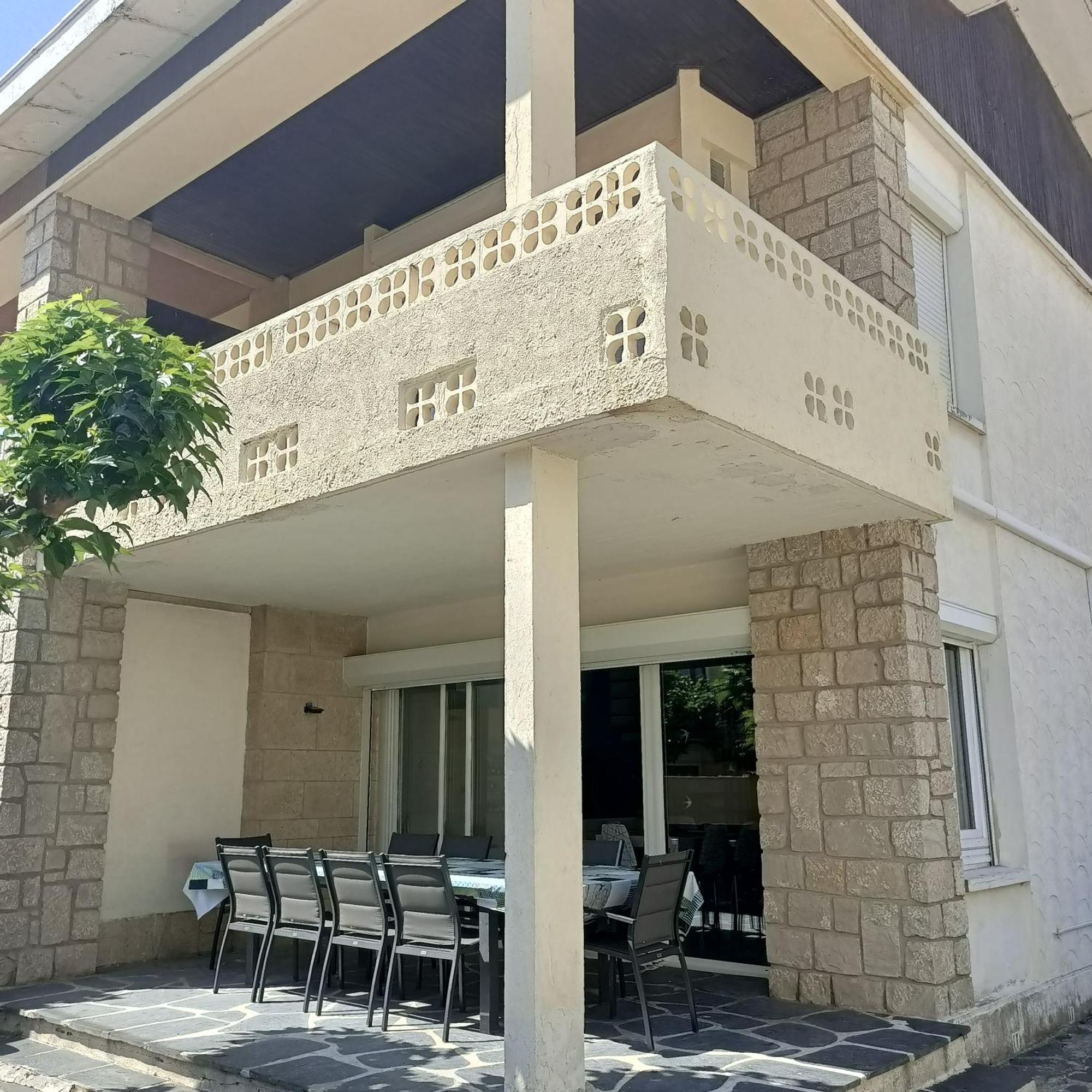 Location Bord De Mer, Villa De Vacances 6-8 Personnes - Jardin Valras-Plage Eksteriør billede